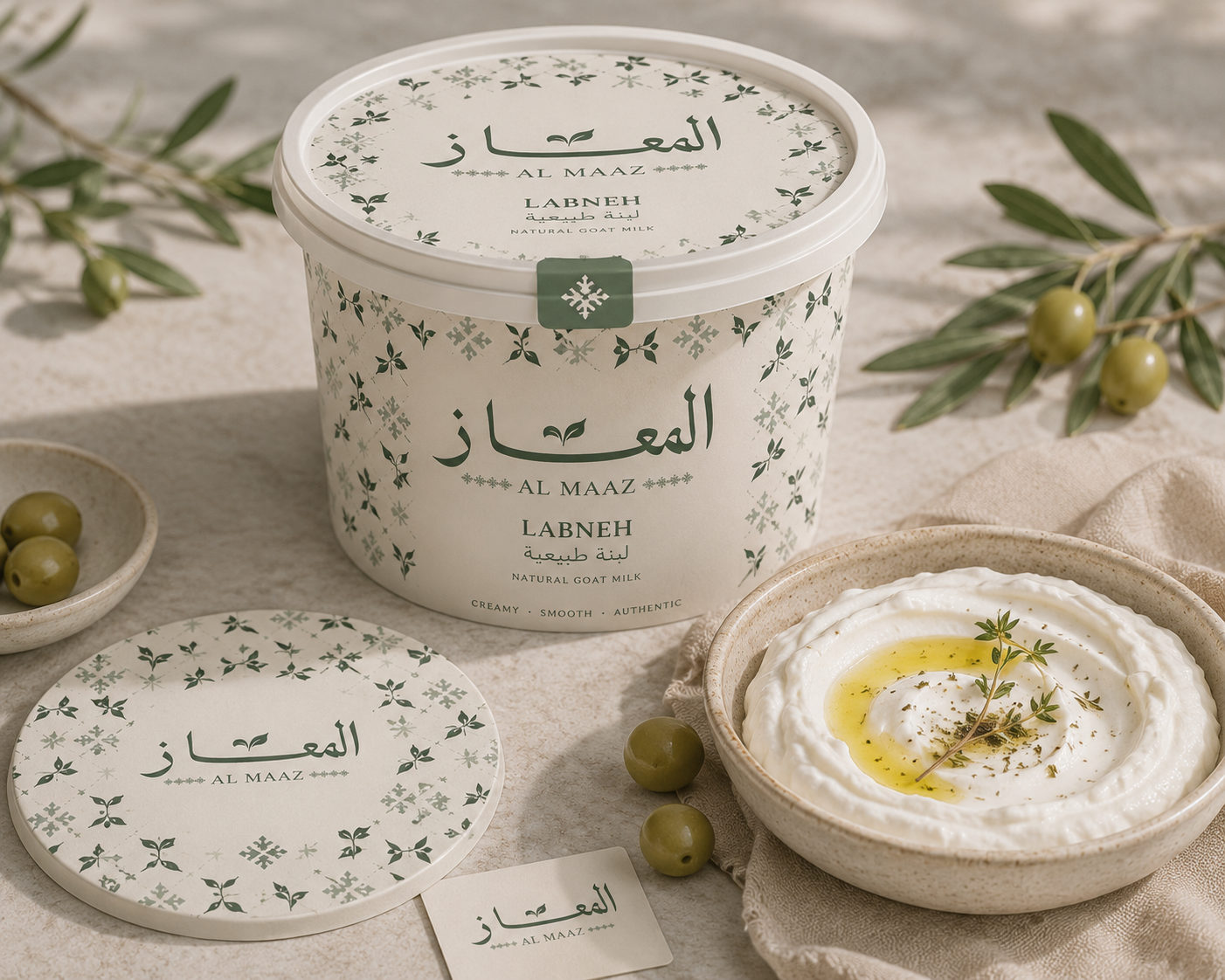 AL MAAZ packaging closeup